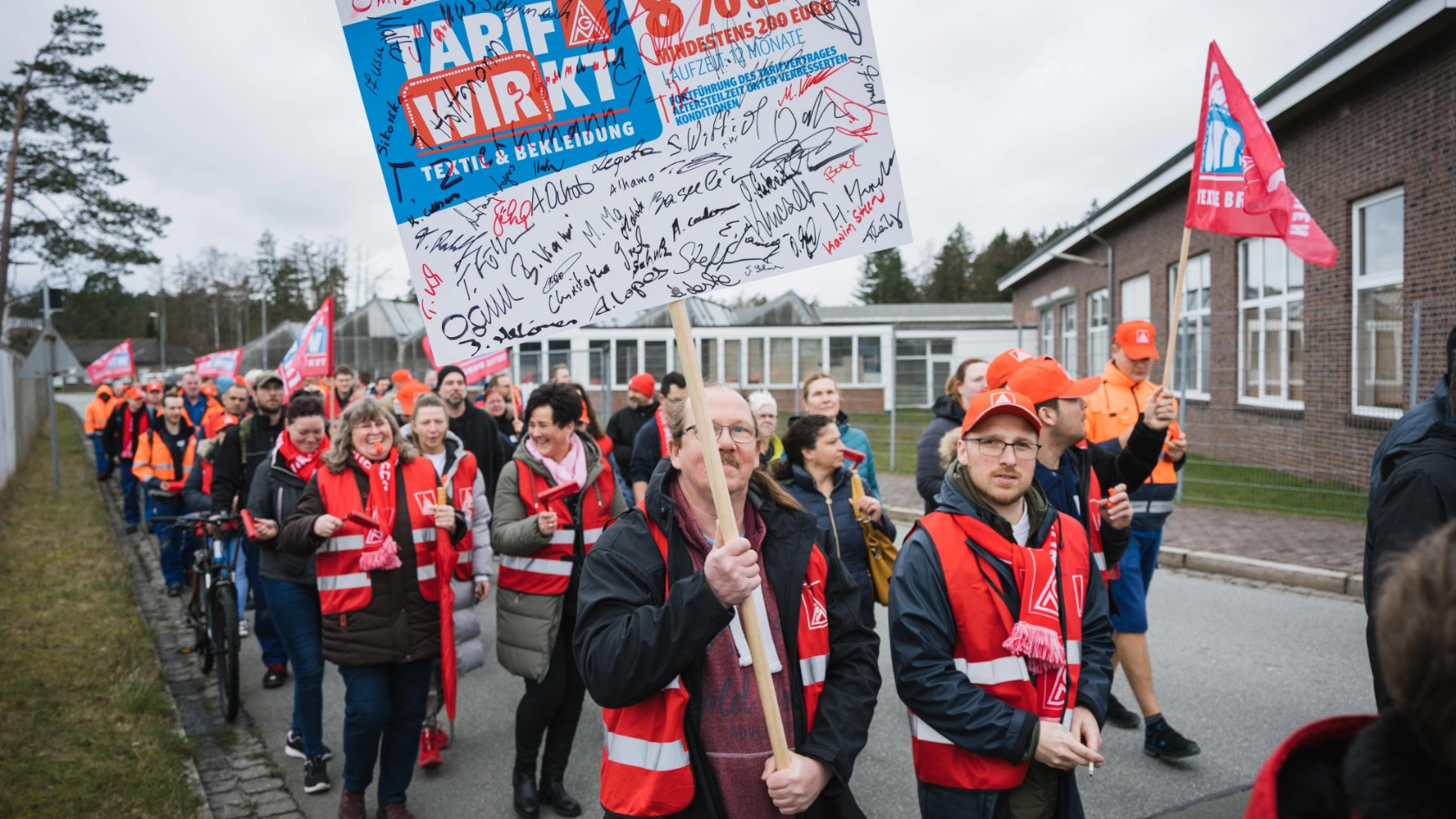 Warstreik bei der Firma Pelz