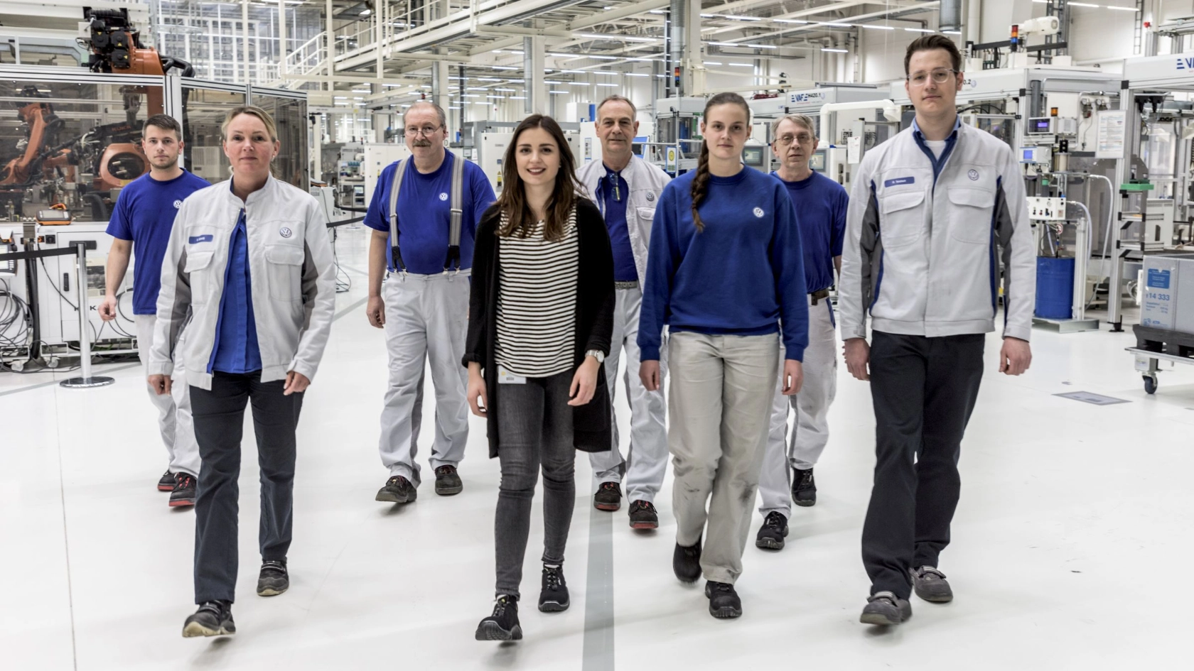 Mitarbeitende von VW Kassel