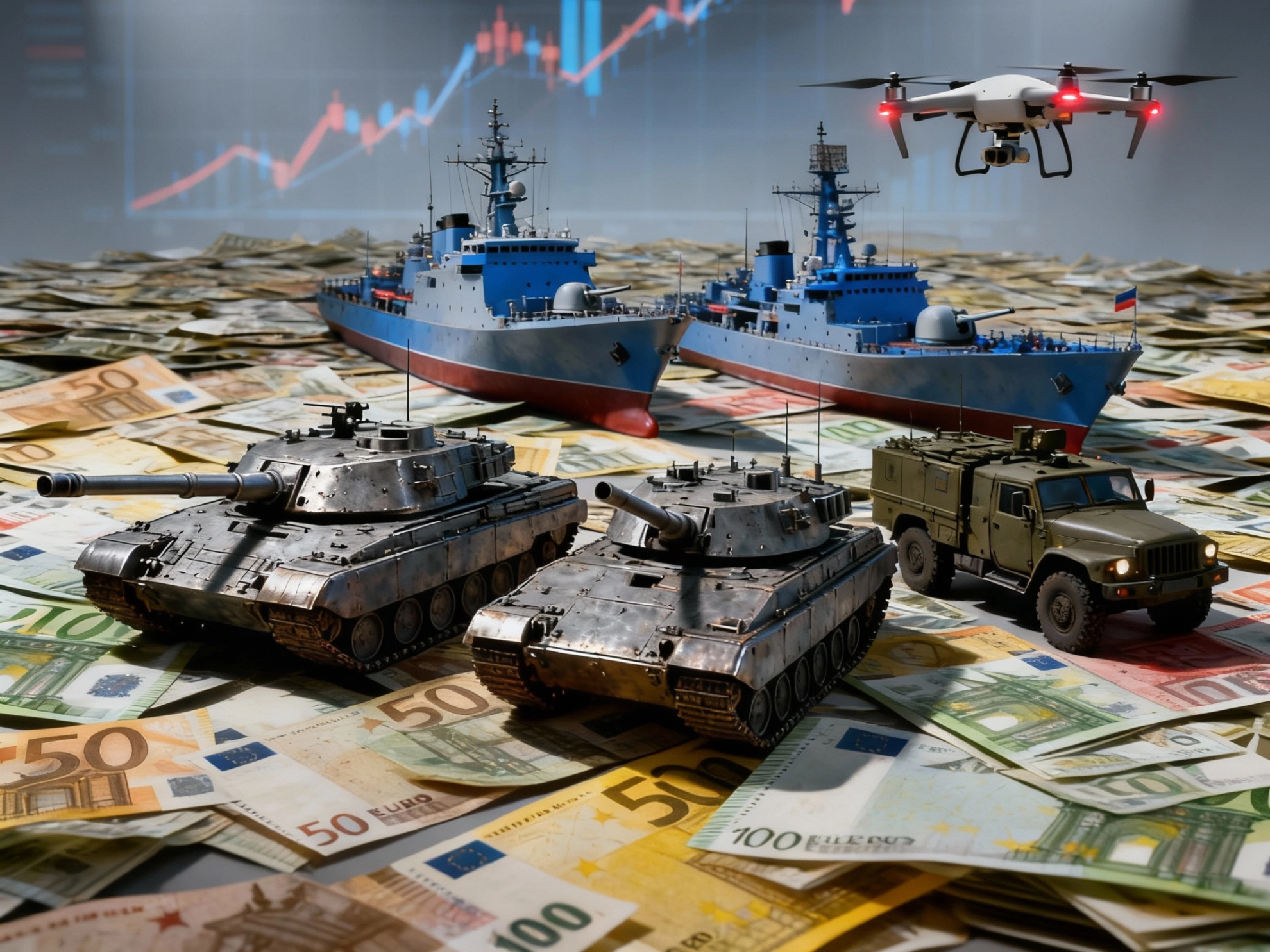 Rüstungsgewinne Symbolbild