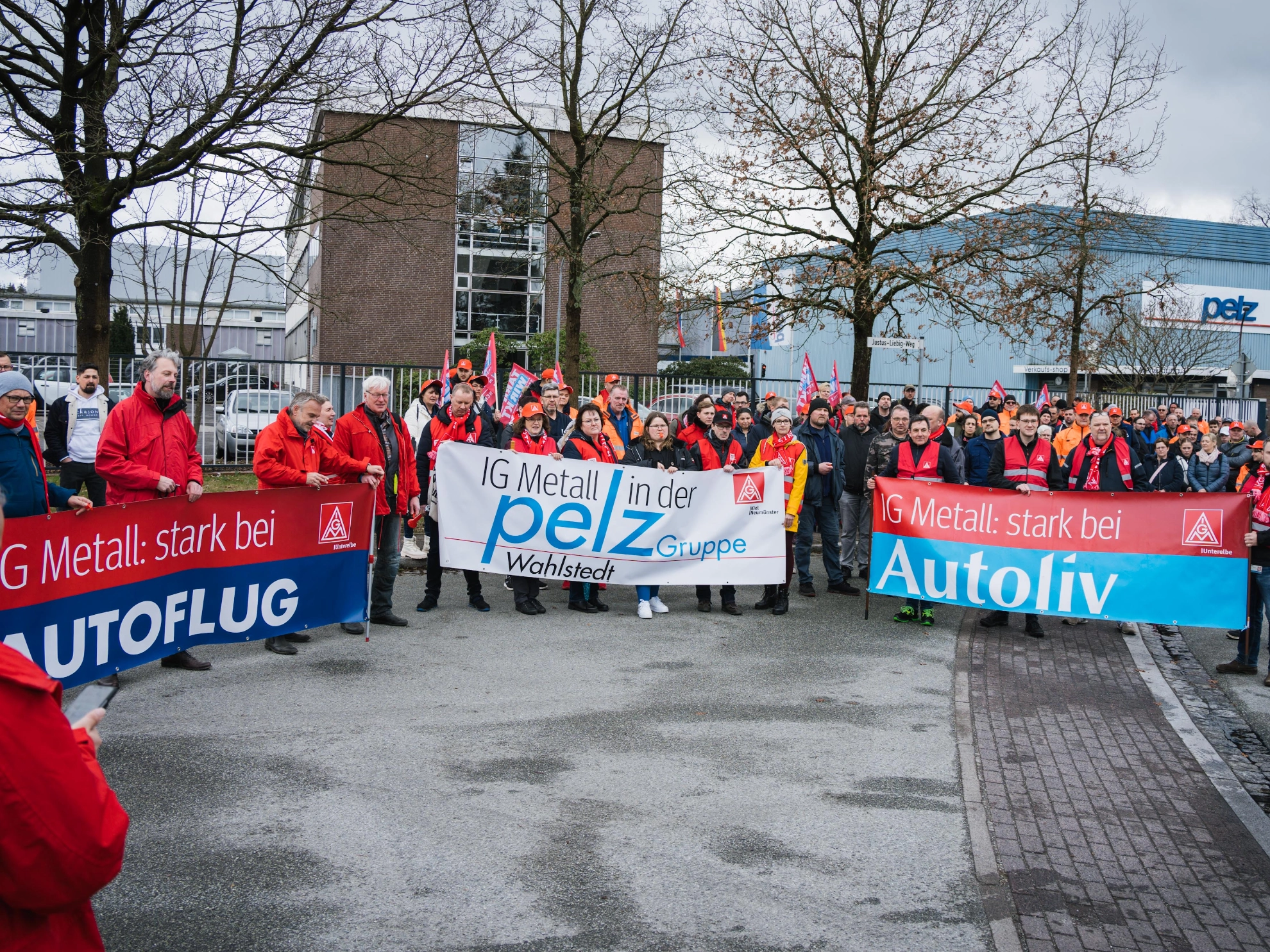 Warstreik bei der Firma Pelz