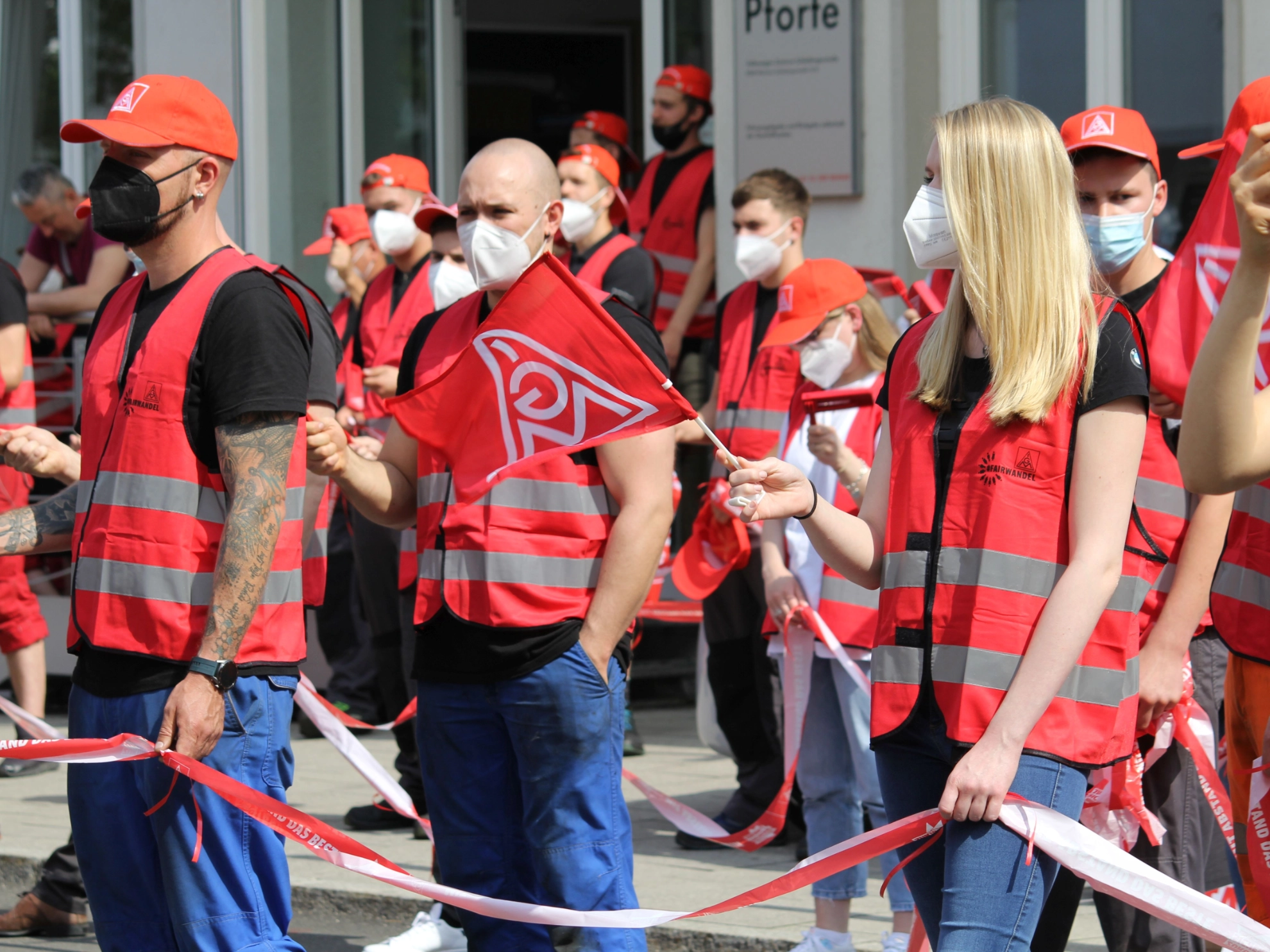 Warnstreik bei MAHAG KFZ Tarifrunde