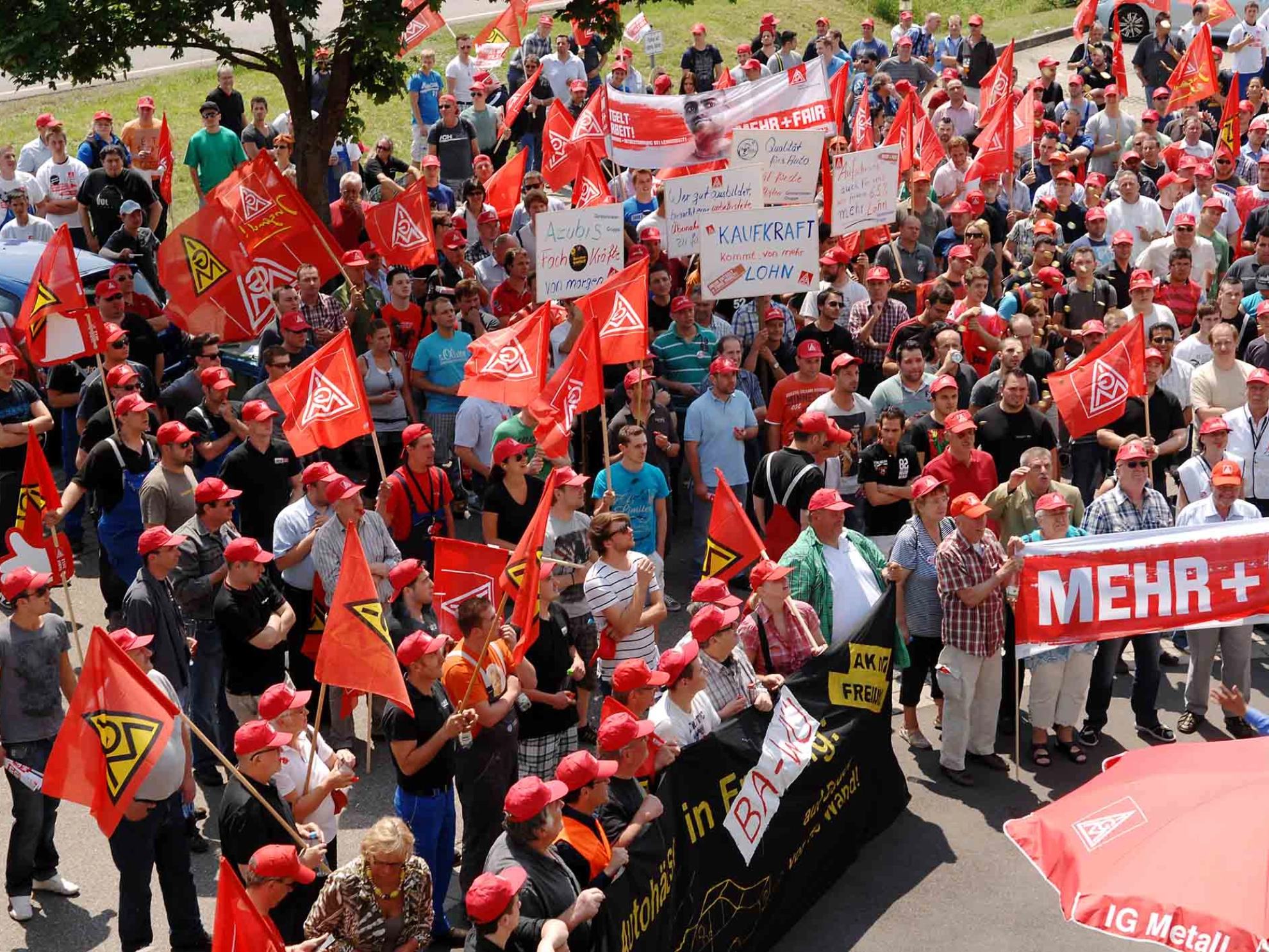 Warnstreik KfZ-Handwerk