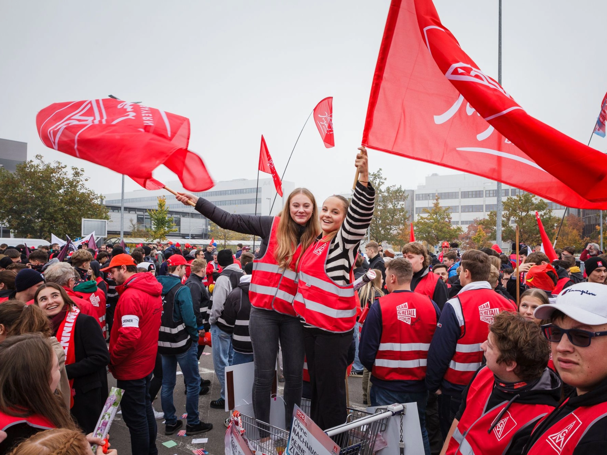 Azubi Warnstreik Ingolstadt 2024