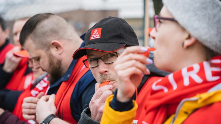 Warstreik bei der Firma Pelz
