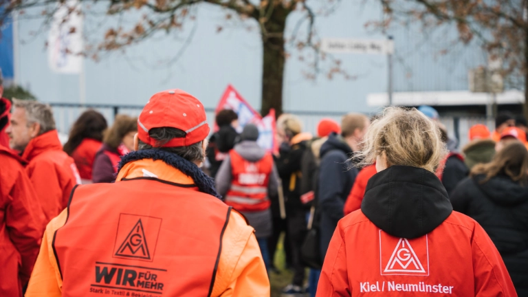 Warstreik bei der Firma Pelz