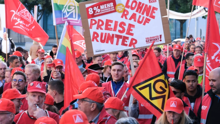 Demo Kundgebung Tarifrunde München