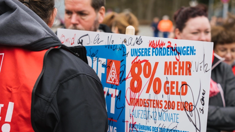 Warstreik bei der Firma Pelz