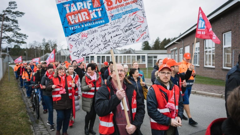 Warstreik bei der Firma Pelz
