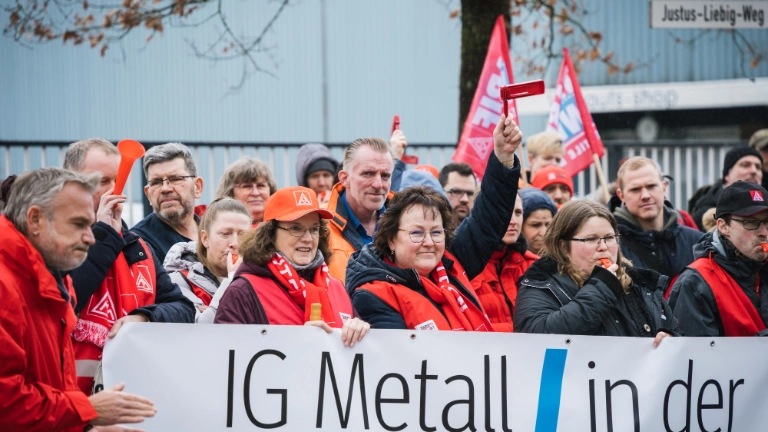 Warstreik bei der Firma Pelz