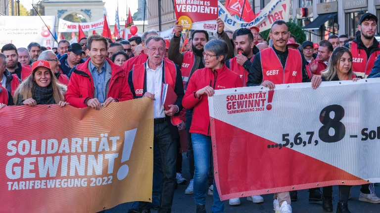 Demo Kundgebung Tarifrunde München